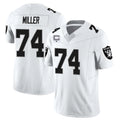 Friene LV.Raiders #74 Kolton Miller Player White Vapor Limited Elite Home Game Stitched Jerseys