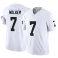 Friene LV.Raiders #7 Quay Walker Player White Limited Vapor F.U.S.E. Home Game Stitched Jerseys