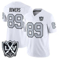 Friene LV.Raiders #89 Brock Bowers Player White 2026 Vapor Limited Home Game Stitched Jerseys