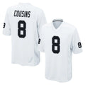 Friene LV.Raiders #8 Kirk Cousins Player White Home Game Stitched Jerseys