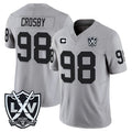 Friene LV.Raiders #98 Maxx Crosby Player Gray 2026 Vapor Limited Home Game Stitched Jerseys