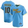 Friene M.Brewers #10 Sal Frelick Player Light Blue City Connect Home Limited Stitched Jerseys