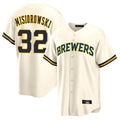 Friene M.Brewers #32 Jacob Misiorowski Player Cream Home Game Stitched Jerseys