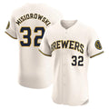 Friene M.Brewers #32 Jacob Misiorowski Player Cream Home Limited Elite Stitched Jerseys