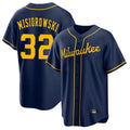 Friene M.Brewers #32 Jacob Misiorowski Player Navy Home Game Stitched Jerseys