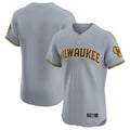 Friene M.Brewers ## Brewers Blank Player Gray Home Limited Elite Stitched Jerseys