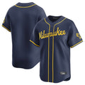 Friene M.Brewers ## Brewers Blank Player Navy Home Limited Stitched Jerseys