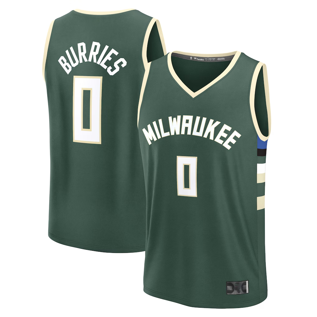 Friene M.Bucks #0 Brayden Burries Green 2026  Draft First Round Pick Fast Break Jerseys - Icon Edition