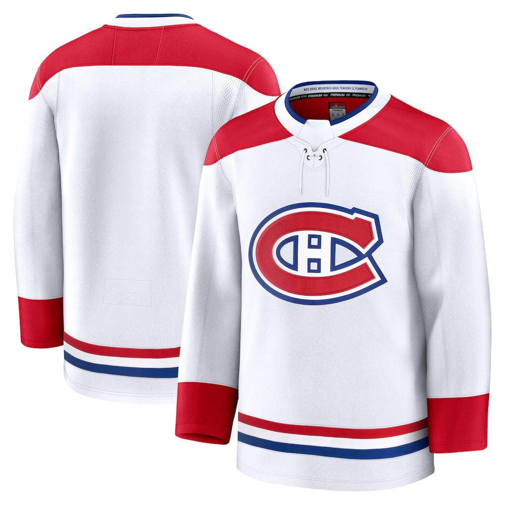 Friene M.Canadiens White Away Premium Jerseys
