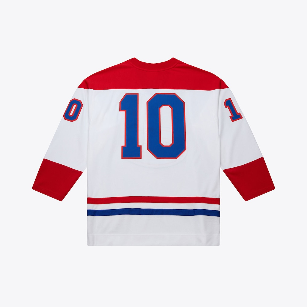 Friene M.Canadiens #10 Guy Lafleur Mitchell & Ness White 1971 Power Play Jerseys