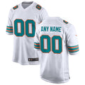 Friene Custom M.Dolphins Game Secondary Alternate Stitched Jerseys