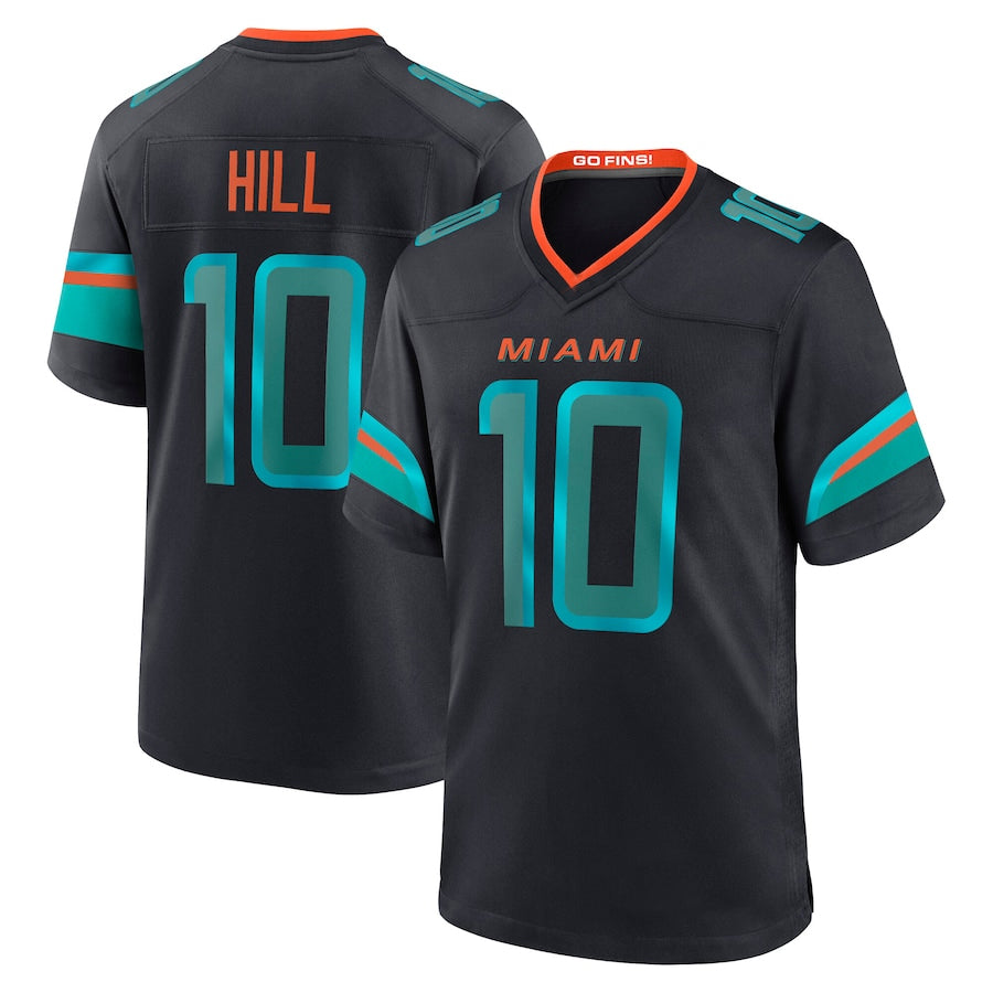 Friene M.Dolphins #10 Tyreek Hill Player Blue Rivalries Collection Game Stitched Jerseys
