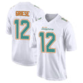Friene M.Dolphins #12 Bob Griese Player White Fashion Game Stitched Jerseys