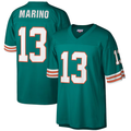 Friene M.Dolphins #13 Dan Marino Mitchell & Ness Aqua Big & Tall 1984 Retired Player Replica Stitched Jerseys
