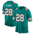 Friene M.Dolphins #28 De¡¯Von Achane Player Green Alternate Game Stitched Jerseys