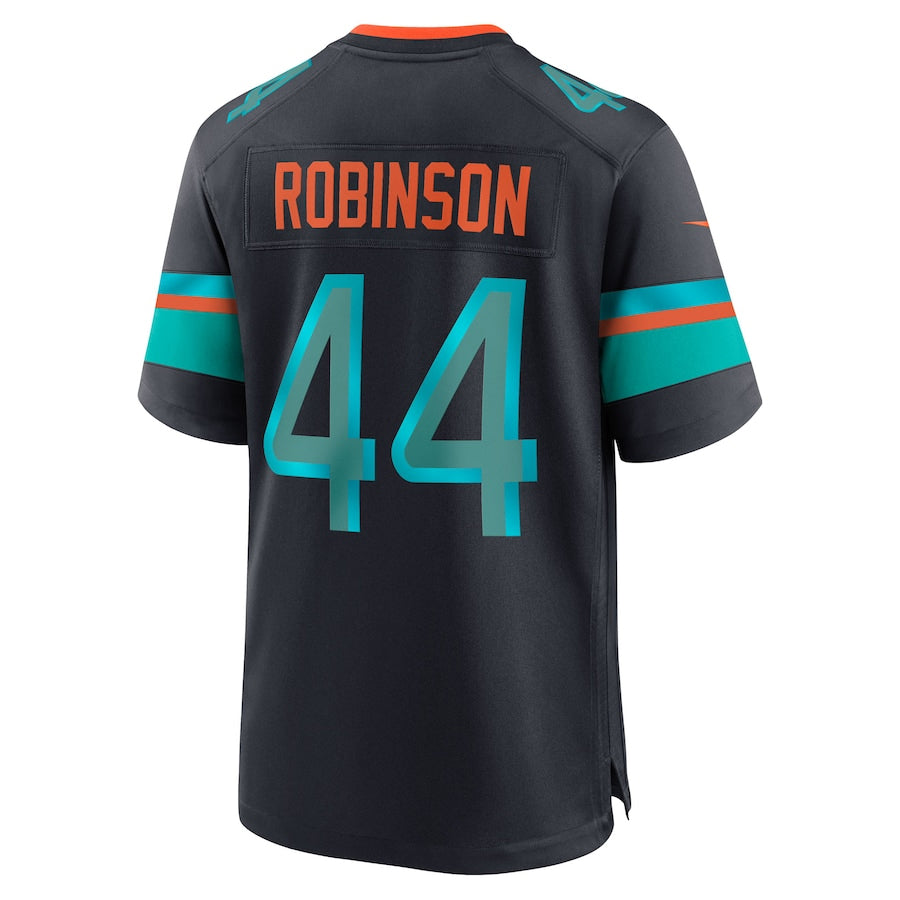 Friene M.Dolphins #44 Chop Robinson Player Pitch Blue Rivalries Collection Game Stitched Jerseys