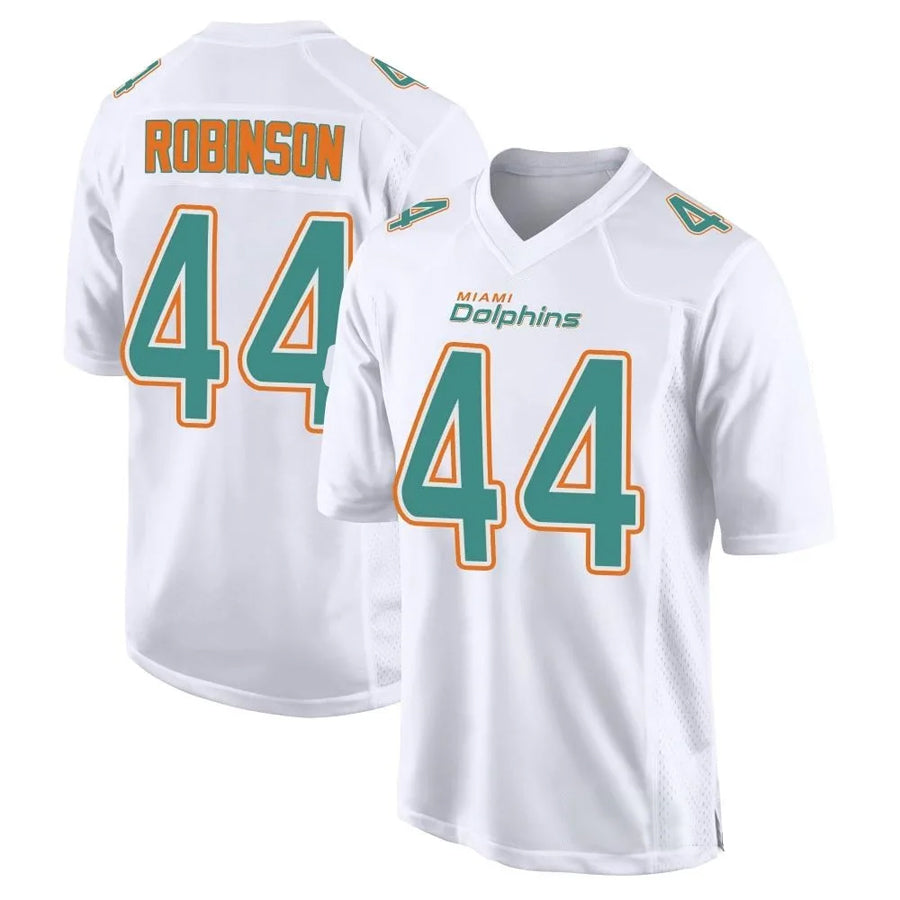 Friene M.Dolphins #44 Chop Robinson Player White Foshion Elite Stitched Jerseys