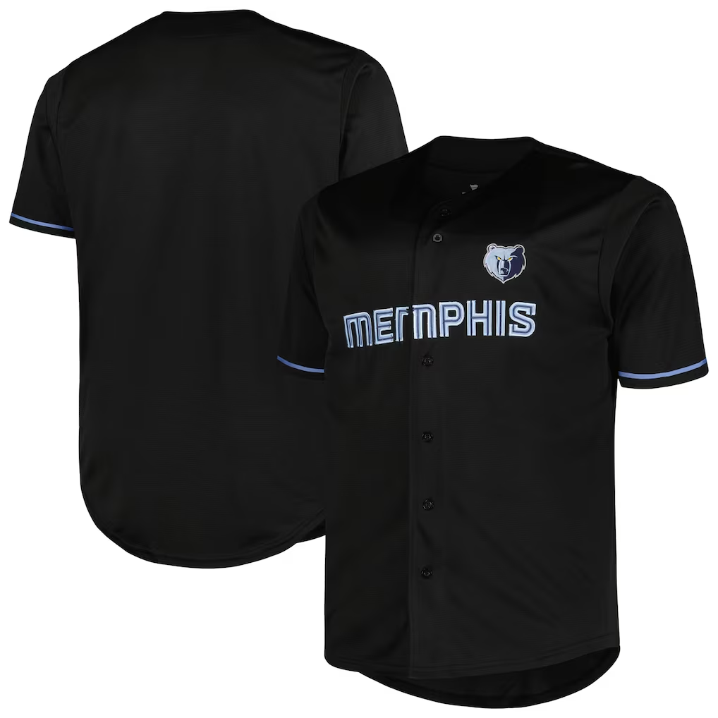 Friene M.Grizzlies Profile Black Big & Tall Pop Stitched Jerseys