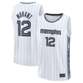 Friene M.Grizzlies #12 Ja Morant White 202526 City Edition Fast Break Stitched Jerseys