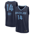 Friene M.Grizzlies #14 Zach Edey Navy Draft Fast Break Player Stitched Jerseys- Icon Edition