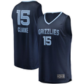 Friene M.Grizzlies #15 Brandon Clarke Navy Fast Break Replica Stitched Jerseys- Icon Edition