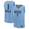 Friene M.Grizzlies #1 Scotty Pippen Jr. Light Blue Fast Break Replica Player Stitched Jerseys- Statement Edition