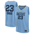 Friene M.Grizzlies #23 Cedric Coward Light Blue Fast Break Replica Player Stitched Jerseys- Statement Edition