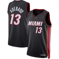 Friene M.Heat #13 Bam Adebayo kounmpo Black Fast Break Jerseys - Icon Edition