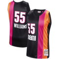 Friene M.Heat #55 Jason Williams Mitchell & Ness Black 200506 Hardwood Classics Swingman Jerseys