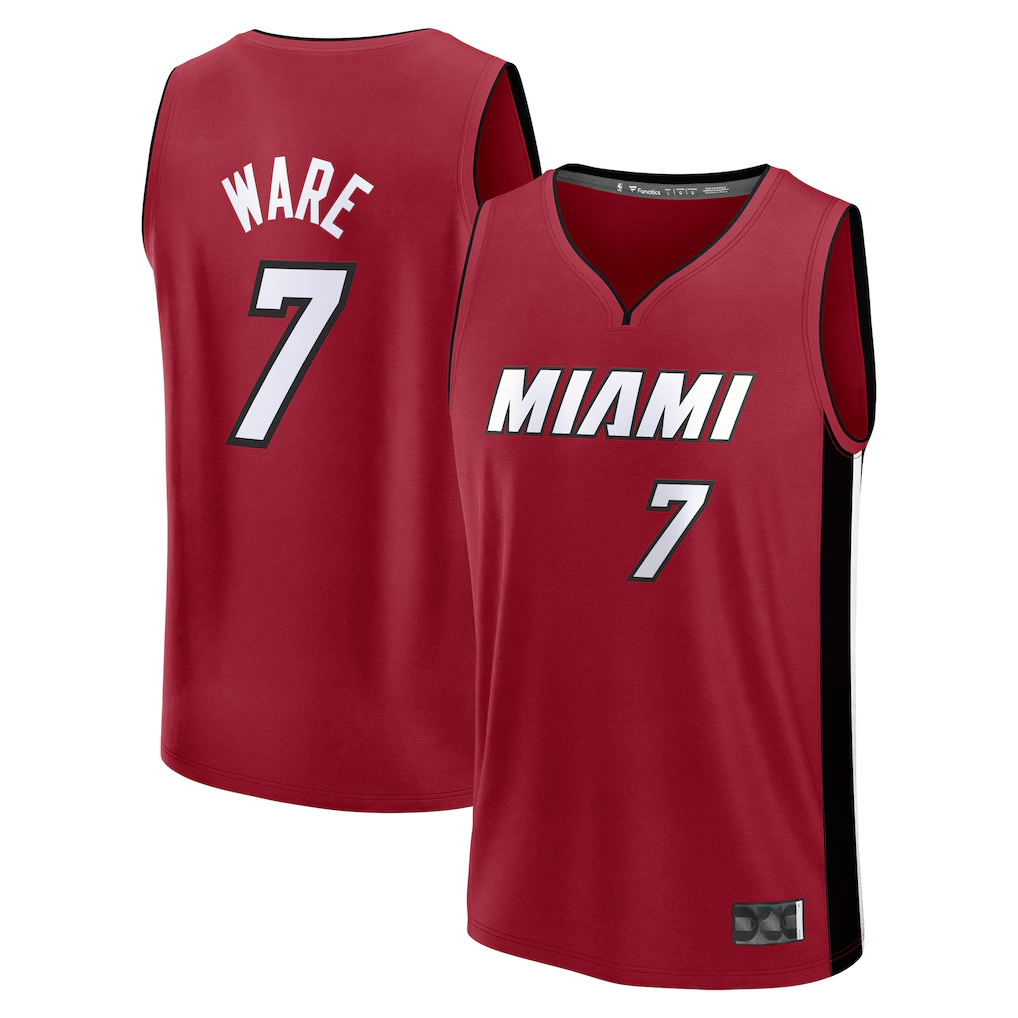 Friene M.Heat #7 Kel'el Ware Red Fast Break Player Jerseys - Statement Edition