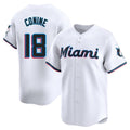 Friene M.Marlins #18 Griffin Conine Player White  Home Limited Stitched Jerseys
