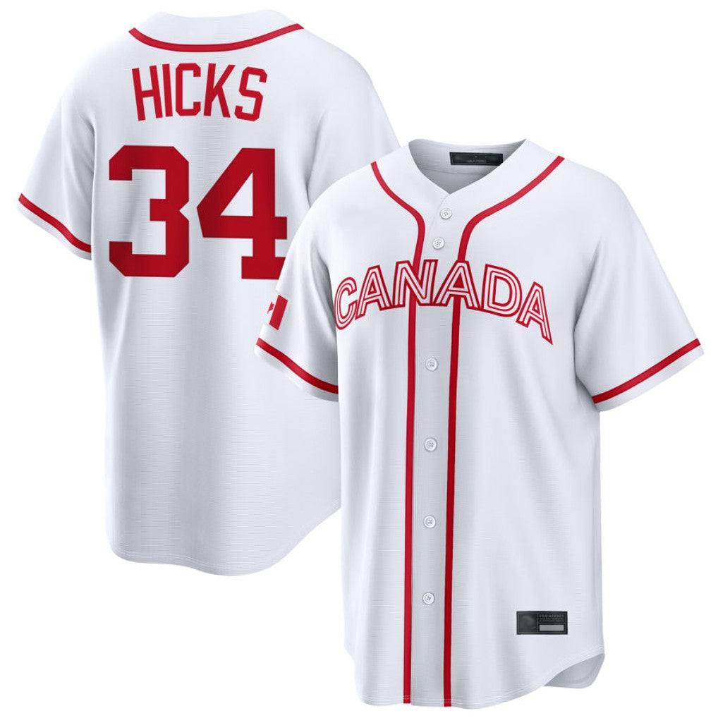 Friene M.Marlins #34 Liam Hicks Player White 2026 World Classic Home Pick-A-Player Stitched Jerseys
