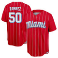 Friene M.Marlins #50 Agustin Ramirez Player Red City Connect Home Game Stitched Jerseys