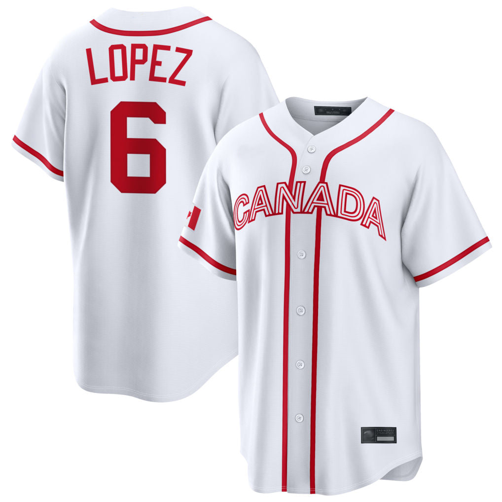Friene M.Marlins #6 Otto Lopez Player White 2026 World Classic Home Pick-A-Player Stitched Jerseys