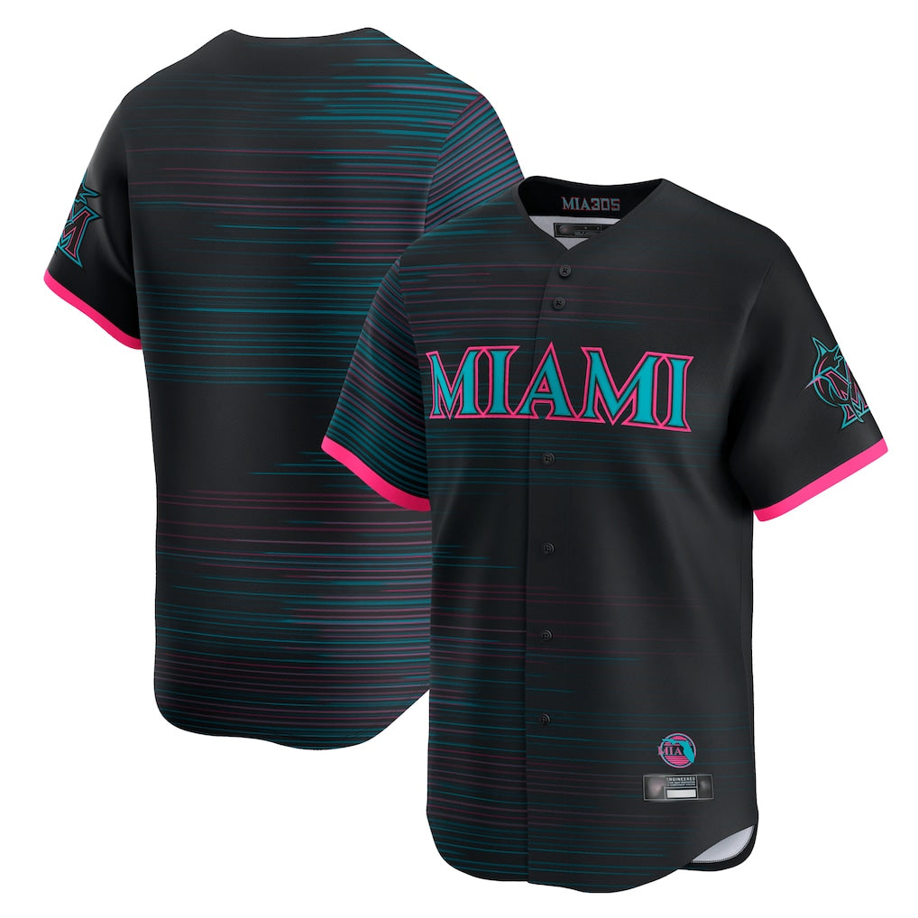Friene M.Marlins ## Marlins Blank Player Black City Connect Home Limited Stitched Jerseys