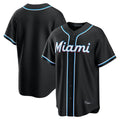 Friene M.Marlins ## Marlins Blank Player Black Fashion Out Home Game Stitched Jerseys