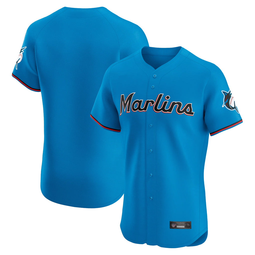 Friene M.Marlins ## Marlins Blank Player Blue Home Limited Elite Stitched Jerseys