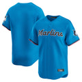 Friene M.Marlins ## Marlins Blank Player Blue Home Limited Stitched Jerseys