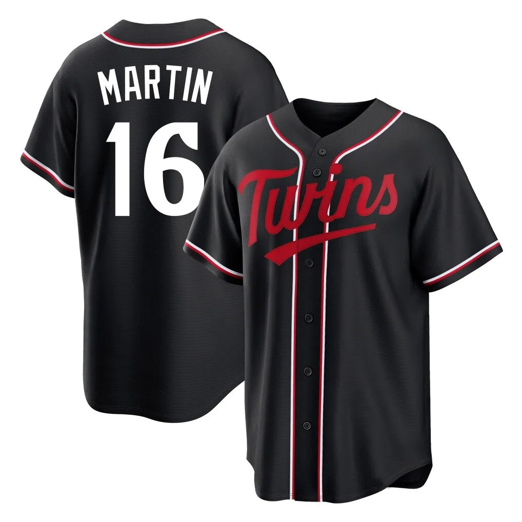 Friene M.Twins #16 Austin Martin Player Black Fashion Out Home Limited Stitched Jerseys