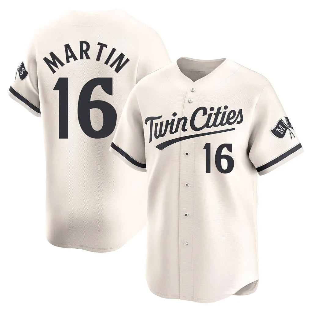 Friene M.Twins #16 Austin Martin Player Cream Home Limited Stitched Jerseys