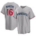Friene M.Twins #16 Austin Martin Player Gray Game Limited Home Stitched Jerseys