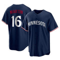 Friene M.Twins #16 Austin Martin Player Navy Replica Alternate Home Stitched Jerseys