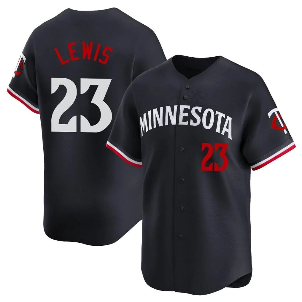 Friene M.Twins #23 Royce Lewis Player Navy Home Limited Stitched Jerseys