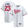 Friene M.Twins #23 Royce Lewis Player White Home Game Stitched Jerseys