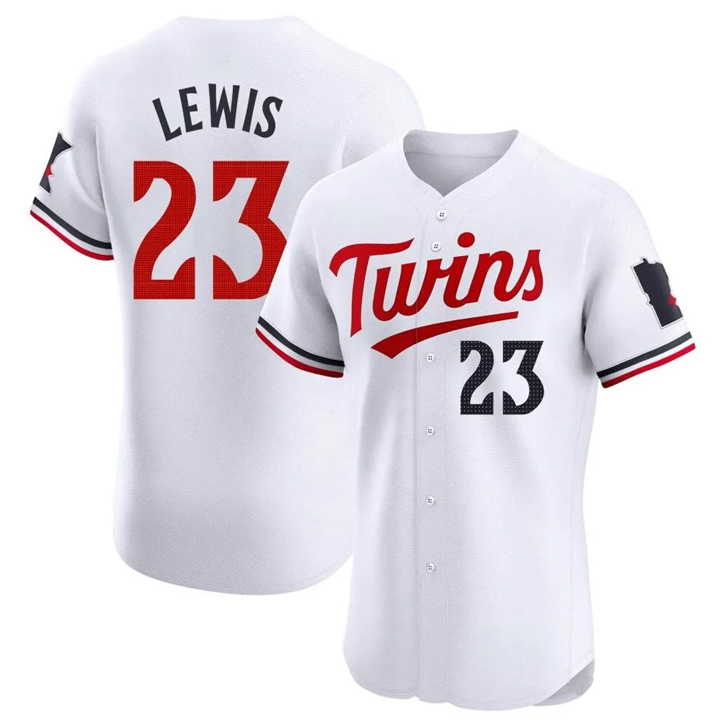 Friene M.Twins #23 Royce Lewis Player White Home Limited Elite Stitched Jerseys