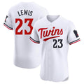 Friene M.Twins #23 Royce Lewis Player White Home Limited Elite Stitched Jerseys