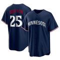 Friene M.Twins #25 Byron Buxton Player Navy Replica Alternate Home Stitched Jerseys