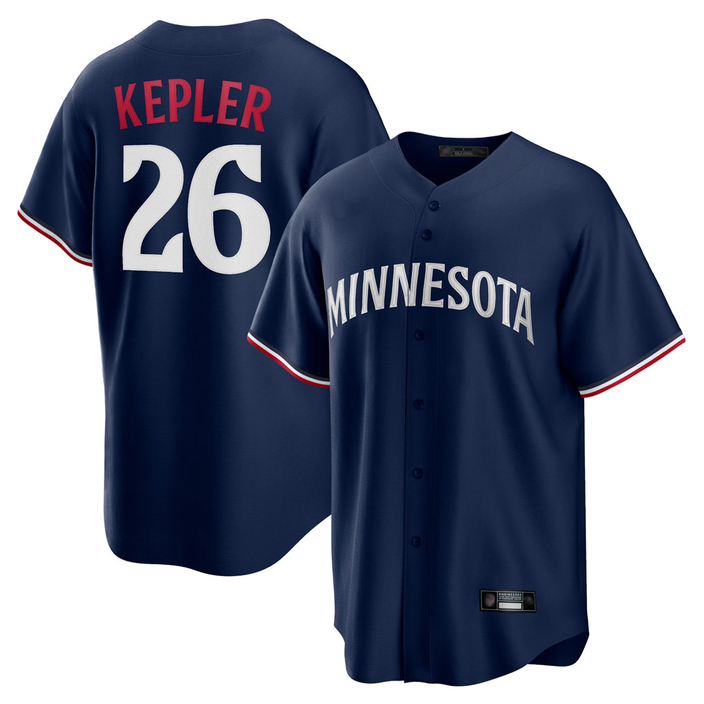 Friene M.Twins #26 Max Kepler Player Navy Replica Alternate Home Stitched Jerseys