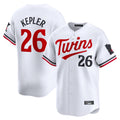 Friene M.Twins #26 Max Kepler Player White Home Limited Stitched Jerseys
