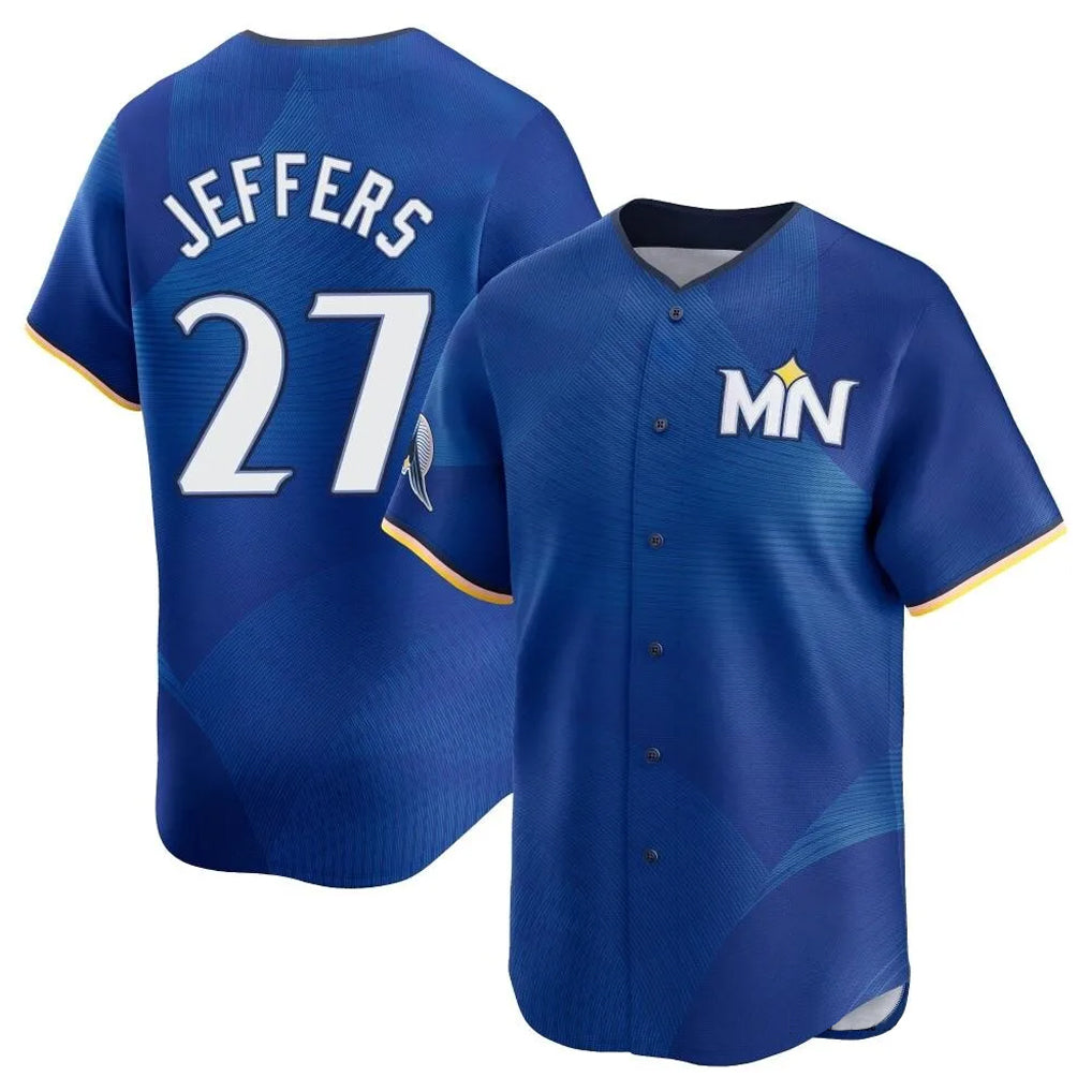 Friene M.Twins #27 Ryan Jeffers Player Royal City Connect Limited Home Stitched Jerseys